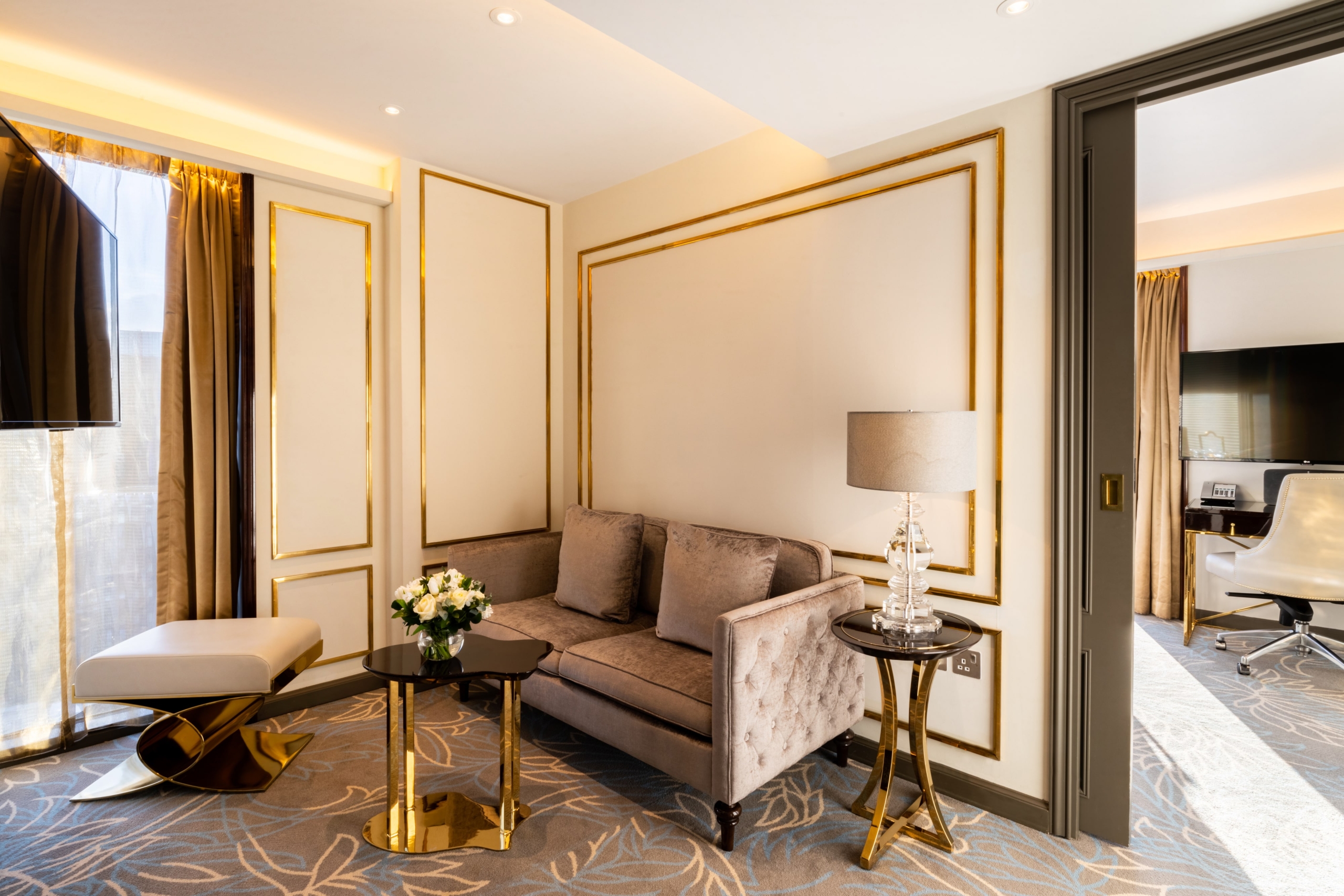 Suite Couch and Living Area