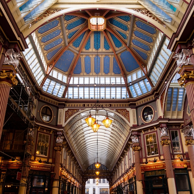 Interior Ceiling with Shops