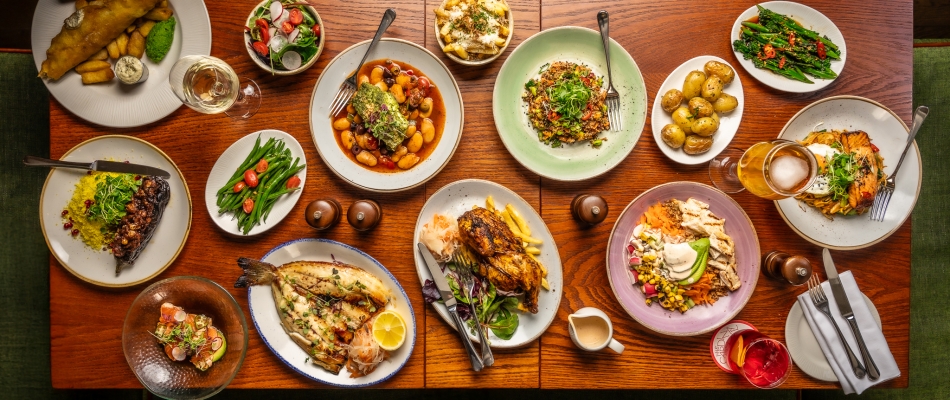 Tasty dishes from the a la carte menu at The Cardinal Bar & Kitchen